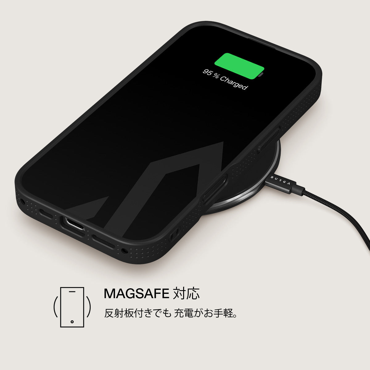 iPhone 16 ケース, Peppermint | BURGA
