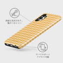 Tuscan Sun - Yellow Plaid Samsung Galaxy A13 4G ケース 3