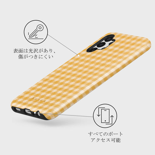 Tuscan Sun - Yellow Plaid Samsung Galaxy A13 4G ケース 3