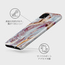 Frozen Leaves - Cute Marble Samsung Galaxy A22 5G ケース 3