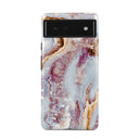 Frozen Leaves - Cute Marble Google Pixel 6a ケース
