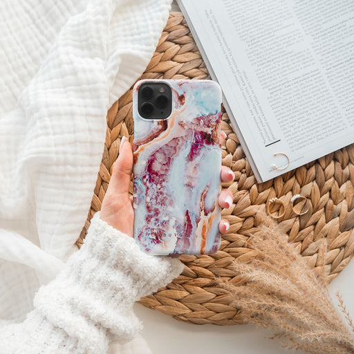 Frozen Leaves - Cute Marble Samsung Galaxy S9 ケース 7