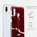 Iconic Red Ruby - Marble Samsung Galaxy A40 ケース 2