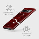 Iconic Red Ruby - Marble Google Pixel 7 Pro ケース 3