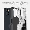 Fatal Contradiction - Black & White Marble iPhone 14 Plus ケース 6