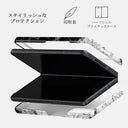 Fatal Contradiction - Black & White Marble Samsung Galaxy Z Fold 3 ケース 2