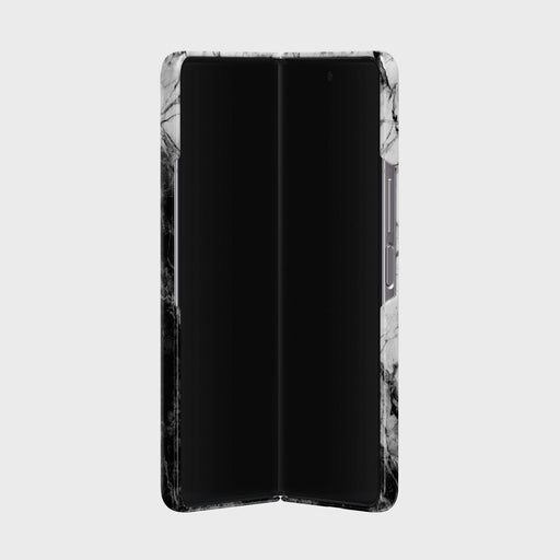 Fatal Contradiction - Black & White Marble Samsung Galaxy Z Fold 3 ケース 5