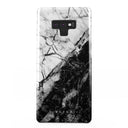 Fatal Contradiction - Black & White Marble Samsung Galaxy Note 9 ケース