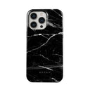 Noir Origin - Black Marble iPhone 14 Pro ケース 5