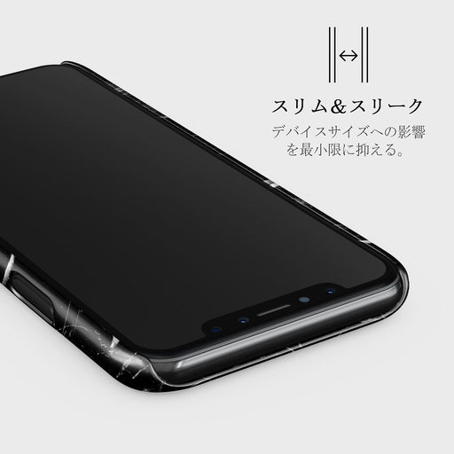 Noir Origin - Black Marble iPhone XR ケース 4