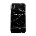 Noir Origin - Black Marble iPhone XR ケース