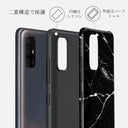 Noir Origin - Black Marble Samsung Galaxy A71 4G ケース 6