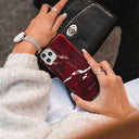 Iconic Red Ruby - Marble Samsung Galaxy A40 ケース 6