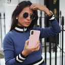 Peachy Gold - Pink Marble Google Pixel 5 ケース 9