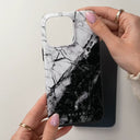 Fatal Contradiction - Black & White Marble Samsung Galaxy Z Fold 3 ケース 6