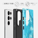Ocean Waves - Blue Samsung Galaxy S22 Ultra ケース 6