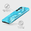 Ocean Waves - Blue Samsung Galaxy A54 ケース 3