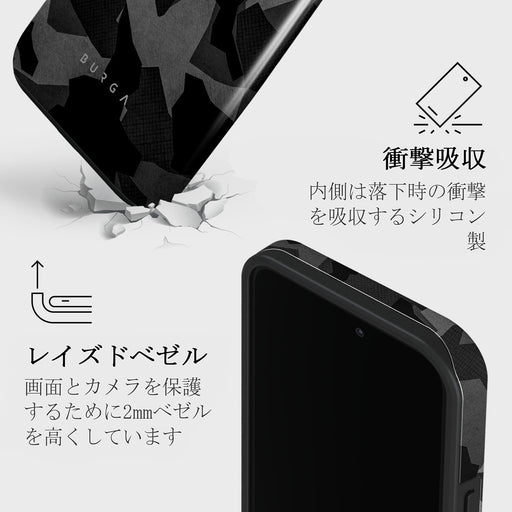 Night Black Camouflage - iPhone 13 Pro ケース 8
