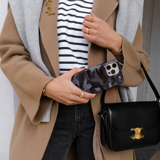 Night Black Camouflage - iPhone 11 ケース 26