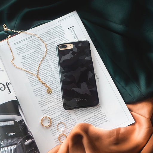 Night Black Camouflage - Samsung Galaxy Z Fold 3 ケース 7