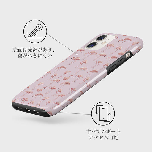 Nostalgic Pink - Flamingos iPhone 11 ケース 7
