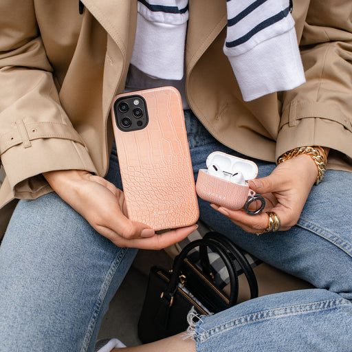 Pink Croco - OnePlus 9 ケース 9