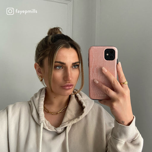Pink Croco - OnePlus 9 ケース 11