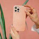 Pink Croco - OnePlus 9 ケース 5