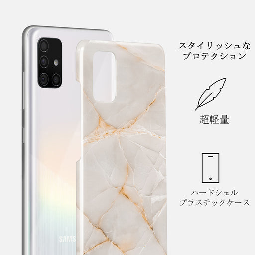 Vanilla Sand - Marble Samsung Galaxy A71 4G ケース 2