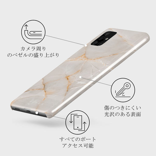Vanilla Sand - Marble Samsung Galaxy A71 4G ケース 3