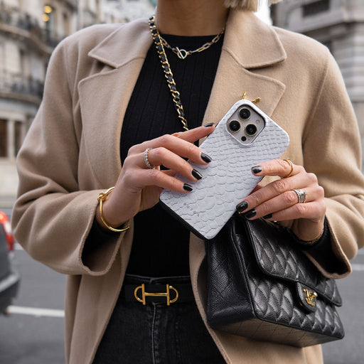 Glacial Desert - White Snakeskin Samsung Galaxy S20 4G / 5G ケース 9