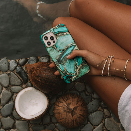 Ubud Jungle - Turquoise iPhone 14 ケース 24