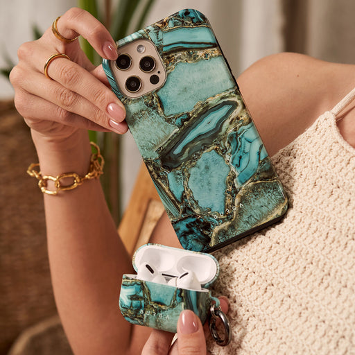 Ubud Jungle - Turquoise iPhone 14 ケース 27