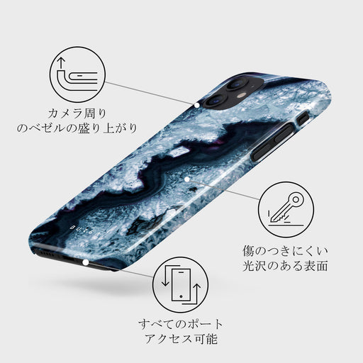 Frozen Lake - Gray Marble iPhone 12 Mini ケース 3