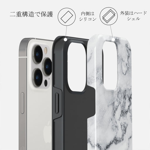 White Winter - Classy Marble iPhone 13 Pro ケース 6