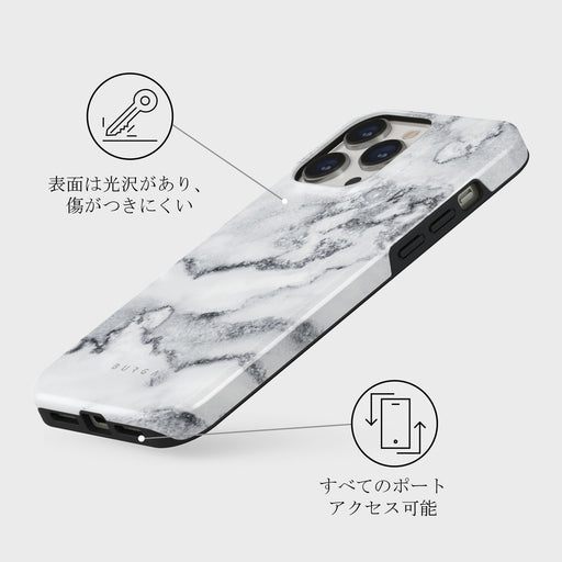 White Winter - Classy Marble iPhone 13 Pro ケース 7